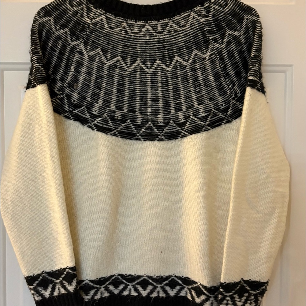 Black & White Sweater